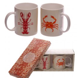 Set 2 Tazas Cangrejos