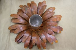 Portavela Gerbera Óxido
